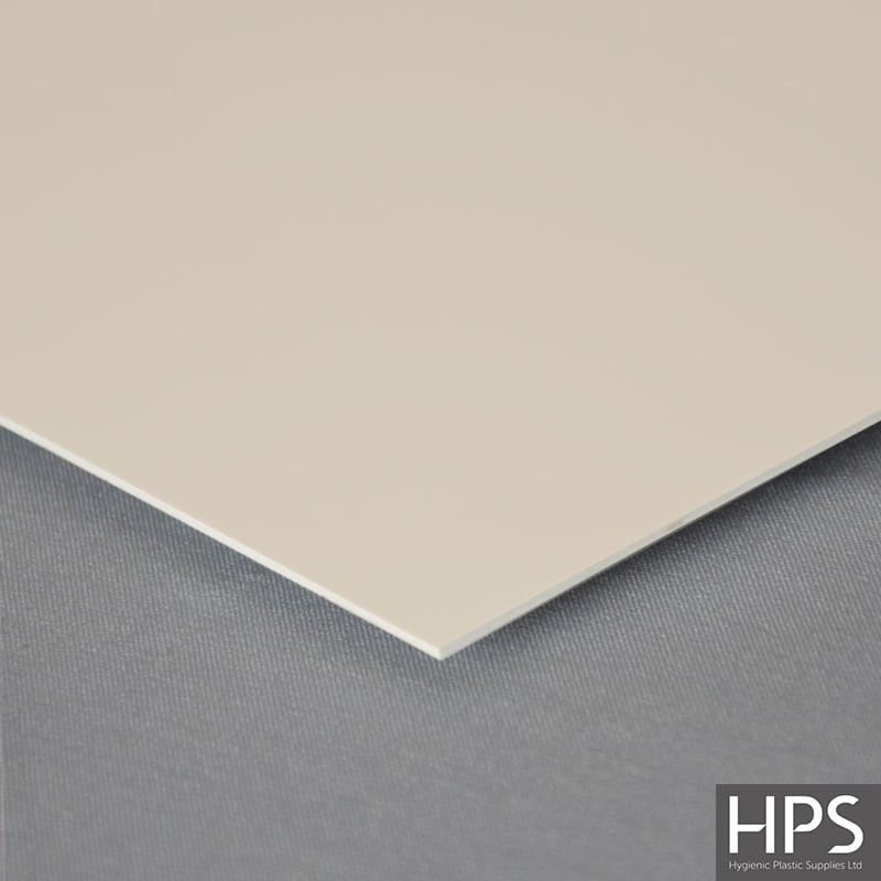 ROCKWALL 8 x 4 solid PVC Hygienic Cladding Plastic wall sheets in white 