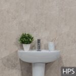 beige concrete sink