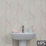 beige marble sink