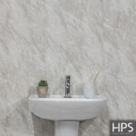 silver grey marble sink