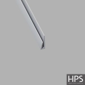 Dolphin Grey - 10 Foot – 3050mm PVC J Section / Edging Strip - 1 Part
