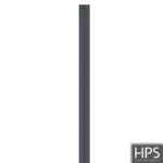 small anthracite black left trim