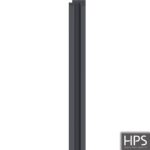 small anthracite black slat wall right trim