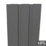 charcoal grey thermo slat panel single