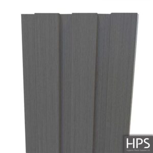 charcoal grey thermo slat panel single