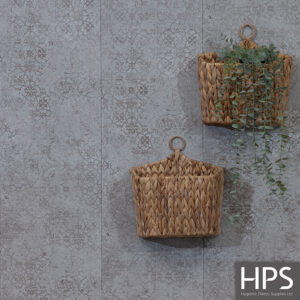 gilted silver wall and ceiling panel baskets