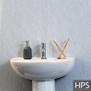Large Fusion Grey Shower Panel sink