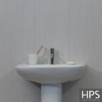 Platinum Abstract Wall and Ceiling Panel close up sink