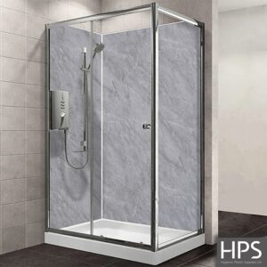grey marble shower