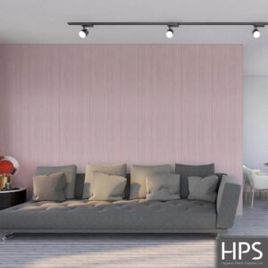 pink abstract living room