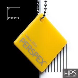 yellow perspex