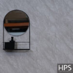Glazed Grey Marble Wall and Ceiling Panel mirror