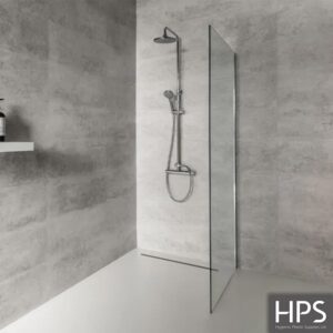 stone grey panel bathroom