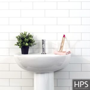 White London Tile sink