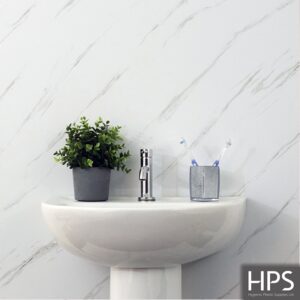 Gloss Carrera White Shower sink