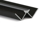 black internal corner aluminium