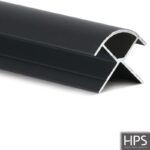 black external corner aluminium