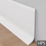 flexible white skirting 120mm