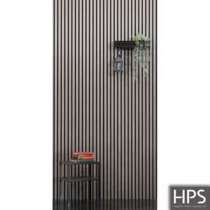 light grey Acoustic Slat Wall Panel