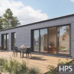 LARGE concrete oak house