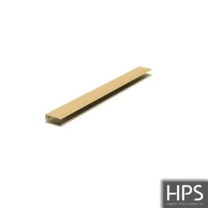 Beige top edge trim