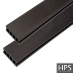 Charcoal composite decking