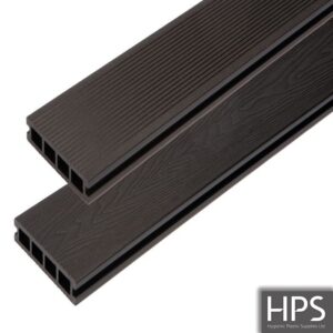 Charcoal composite decking