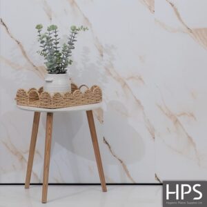 bronze Carrara bathroom shower cladding table close up