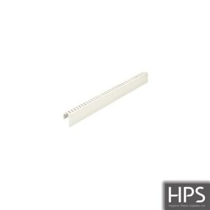 white perforated trim