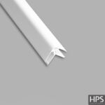 PVC White 2 Part Universal Corner