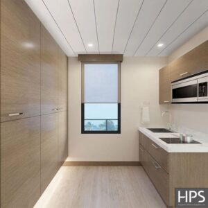 white gloss chrome strip