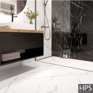 calacatta white bathroom