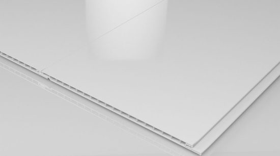 white gloss ceiling