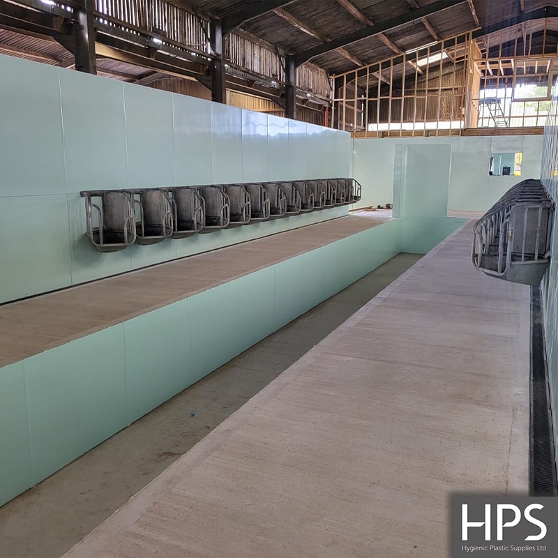 pastel green cladding in farmhouse
