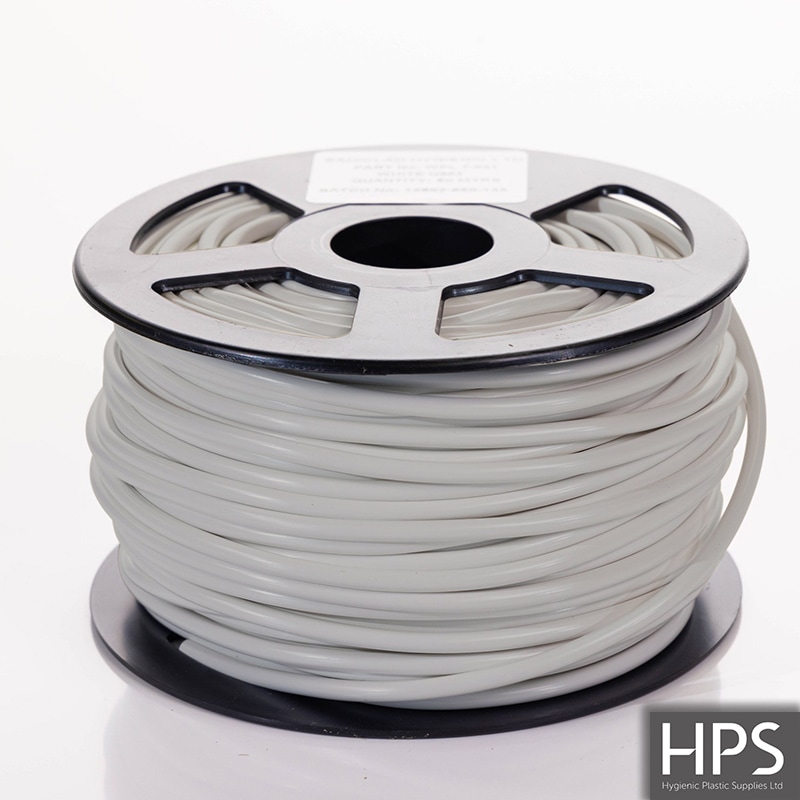 pastel grey welding rod reel